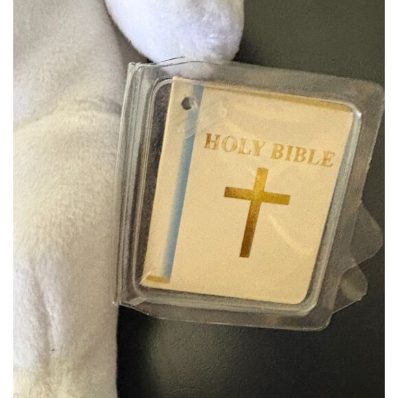 First Communion Holy Bear Stuffee. 2001. Like new with tags. - Picture 4 of 5